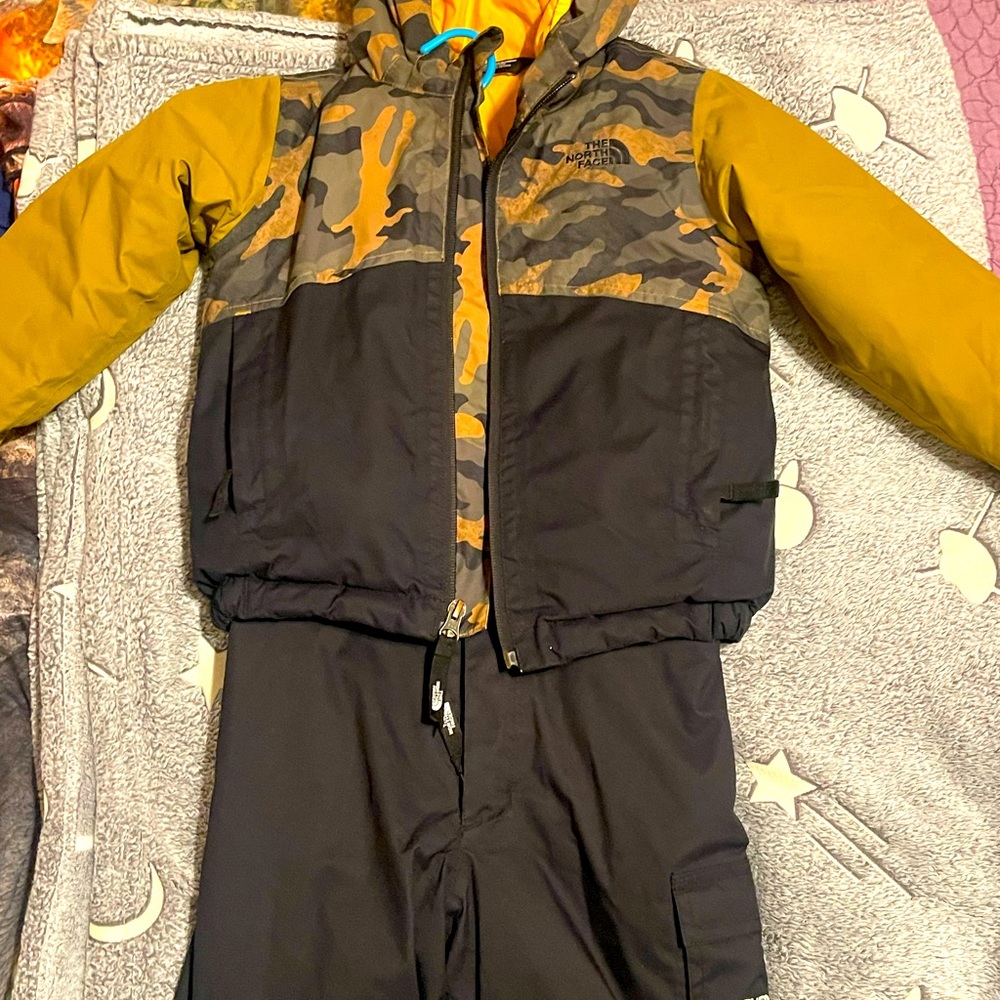 Toddler Northface snowsuit & coat